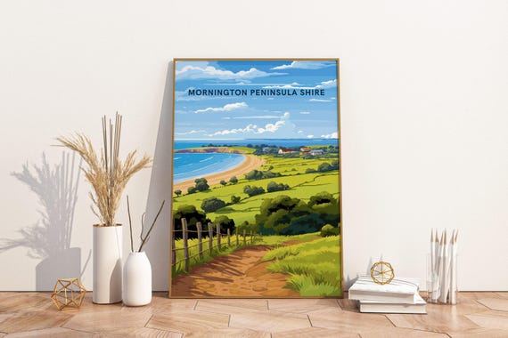 Mornington Peninsula Shire Victoria Australia Travel Print Poster