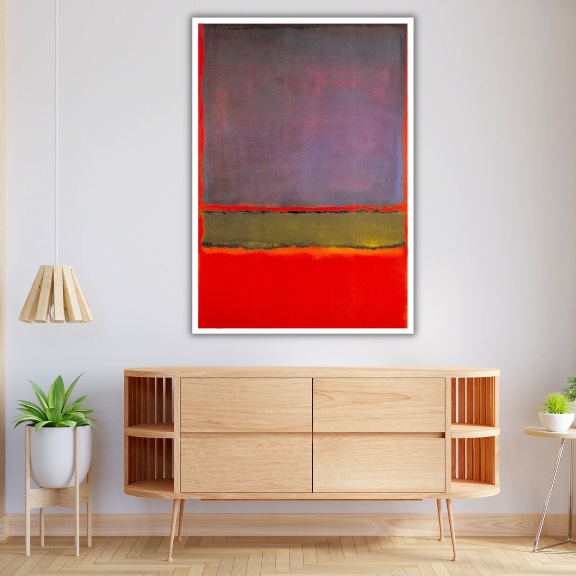 Mark Rothko Abstract Minimalist Decor, Art Print - Image 3