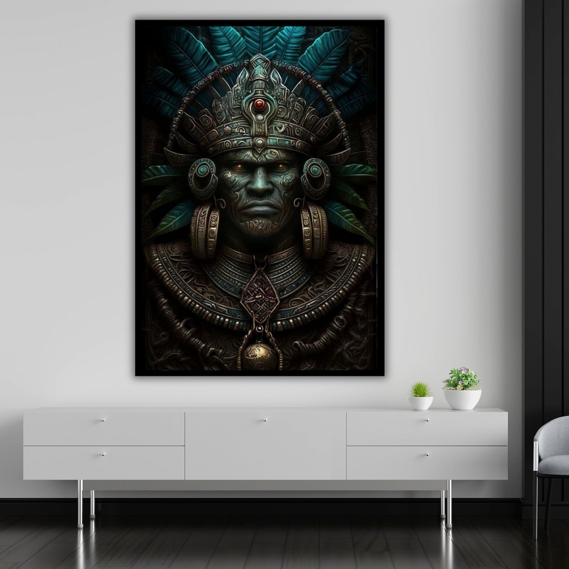 Aztec Warrior, Gift for Warrior Enthusiasts - Image 4