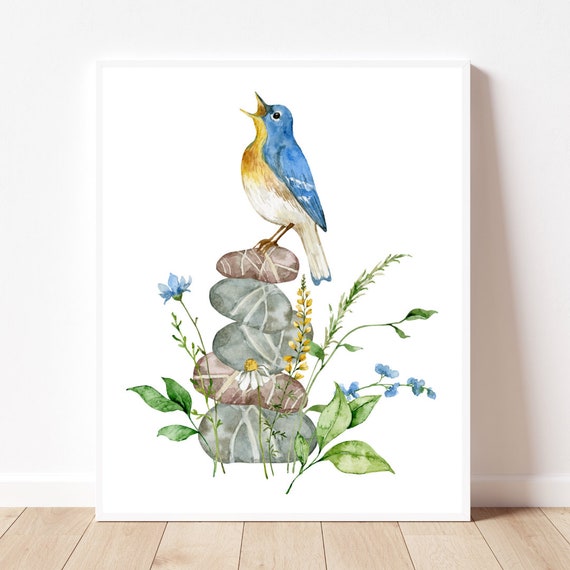 Spring Art Prints, Seasonal Wall Decor Poster