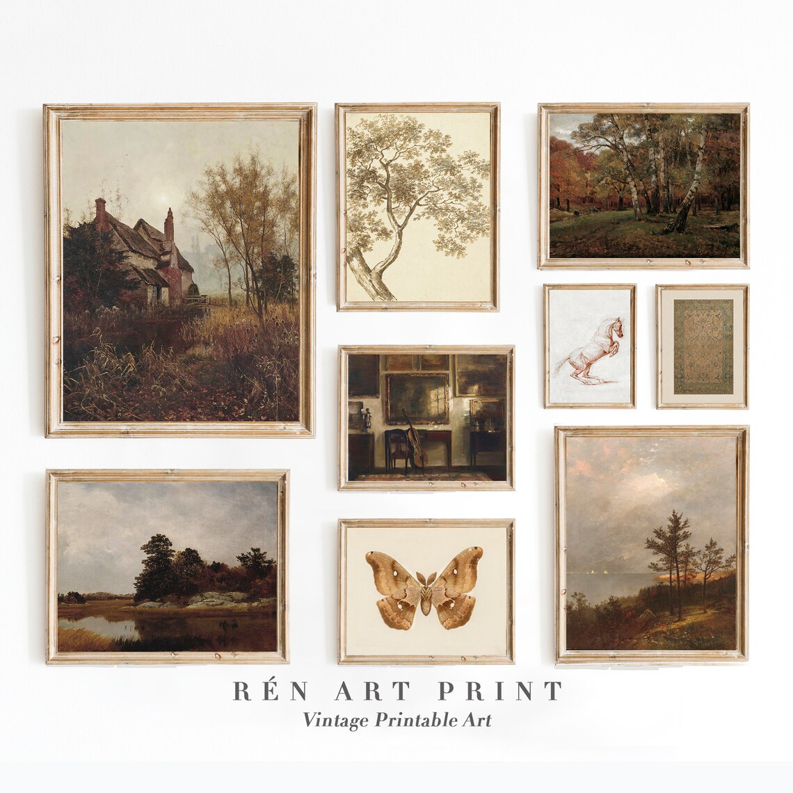 Vintage Fall Prints, Rustic Farmhouse Wall Art Print - Image 3