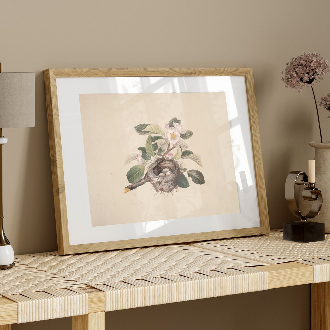 Vintage Birds Nest Illustration, Easter Art Print - Image 3