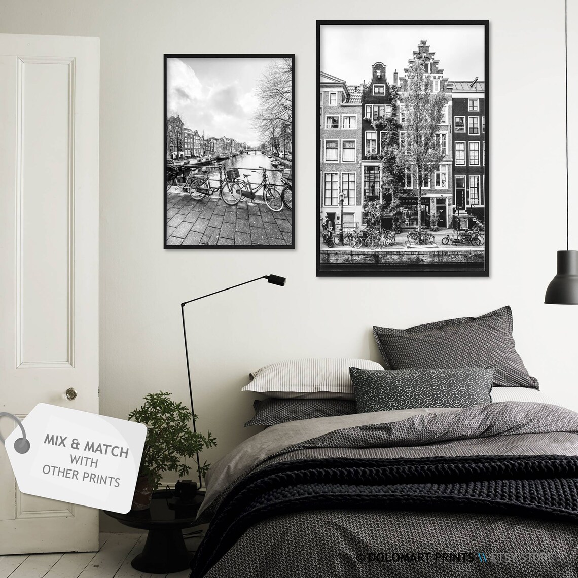 Amsterdam Architecture Print, Netherlands Travel Poster - Image 2