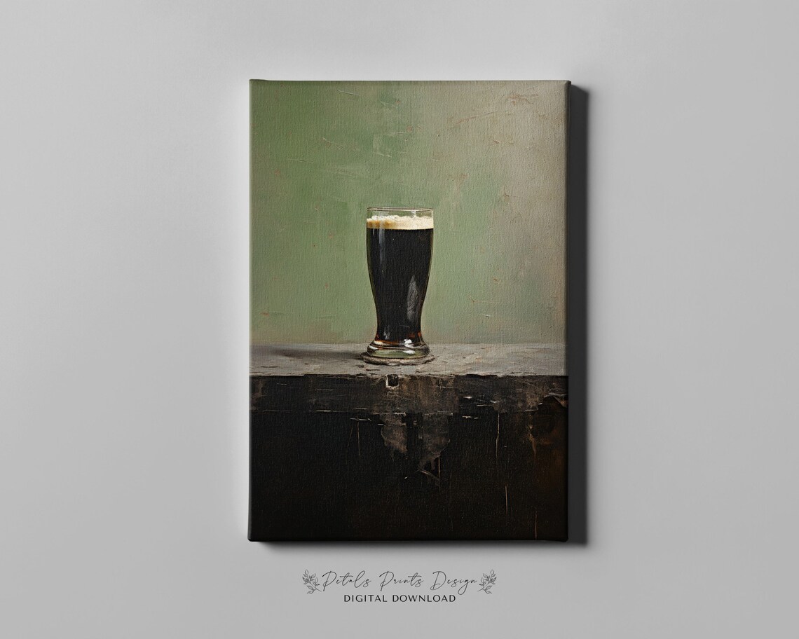 St Patrick's Day Rustic Clover Art Print - Image 4