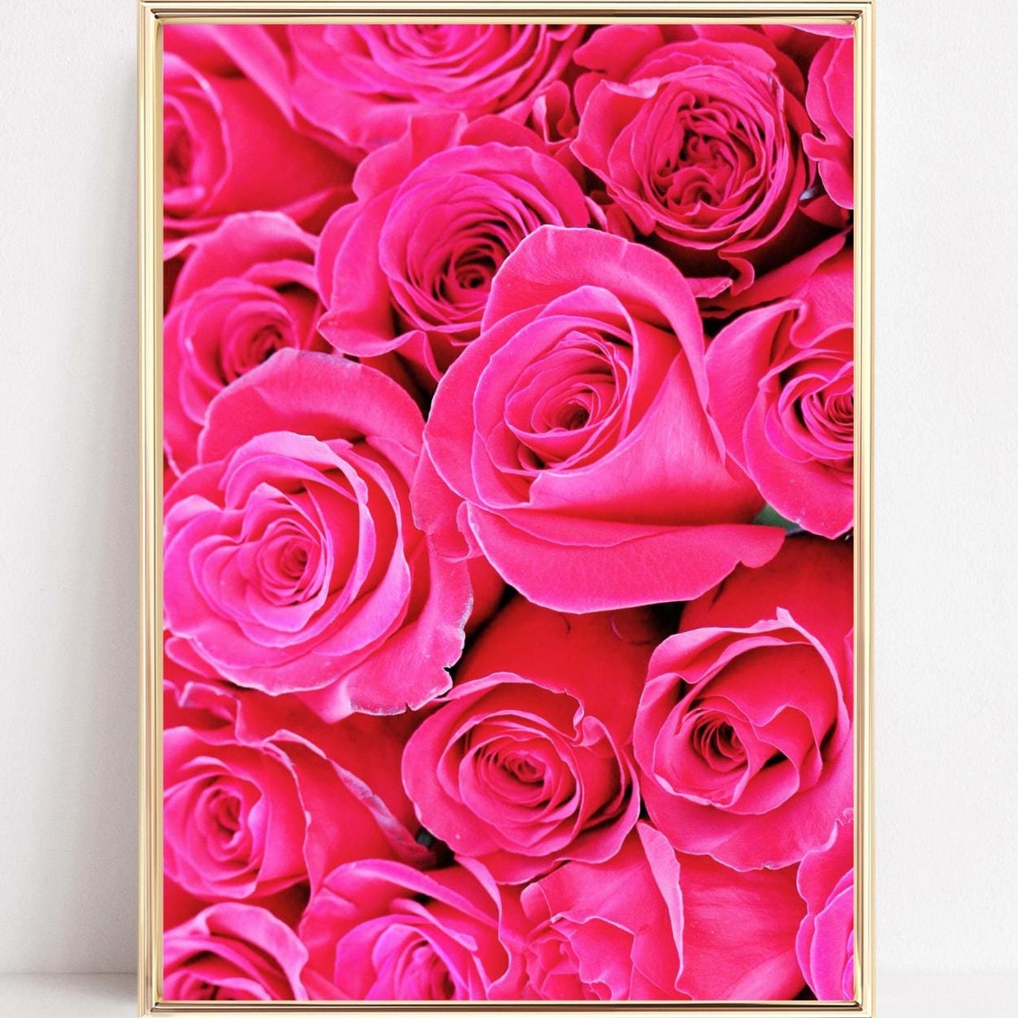 Roses Wall Art Print Pink Roses Floral Print Flower Photography Rose Art Print Blush Pink Poster Floral Decor Living Room Art