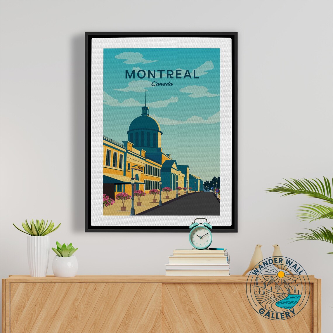 Montreal Canada Grand Dome Architecture Street Retro Travel Poster - Image 5
