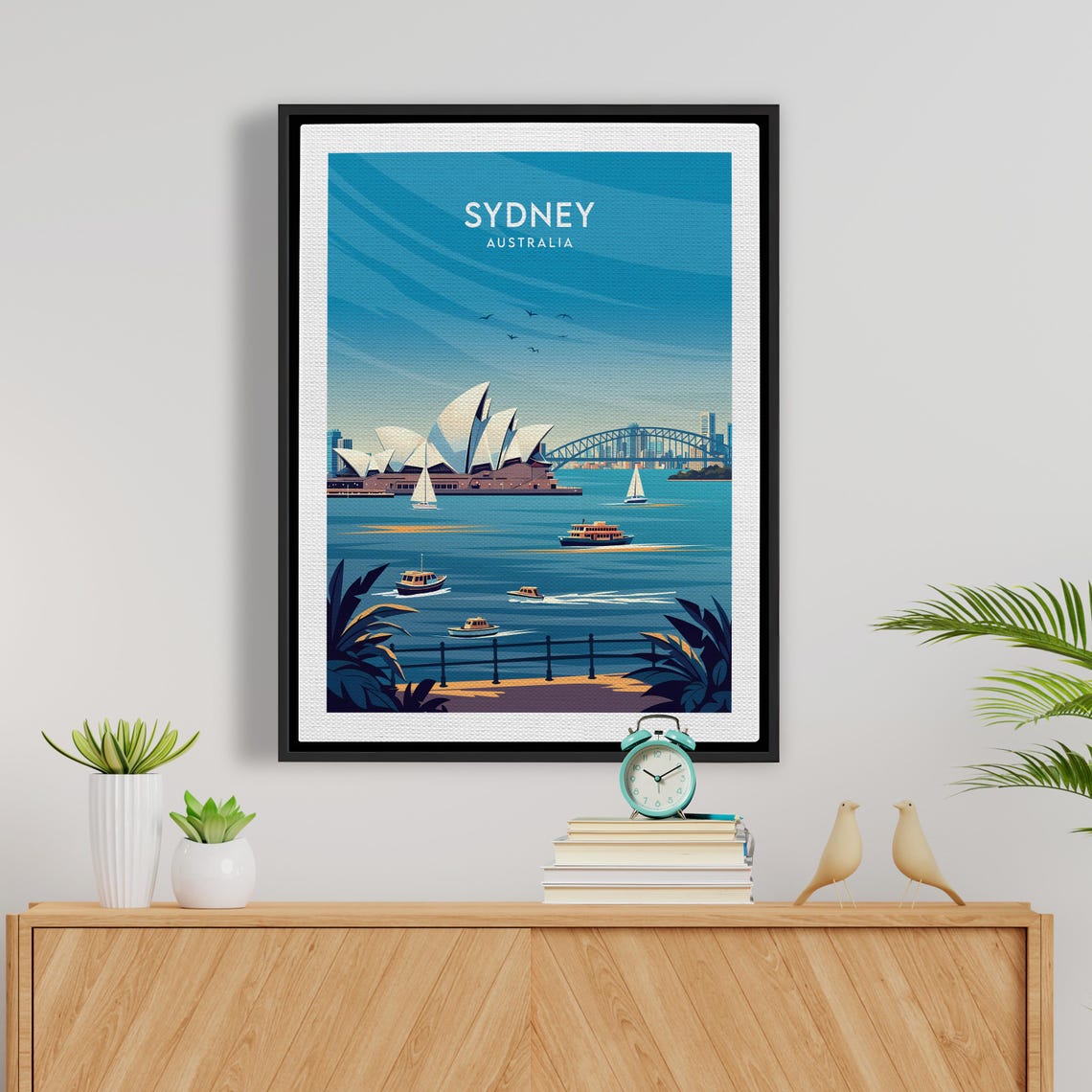 Sydney Australia Opera House Harbour Bridge Ferry Boats Poster - Image 5