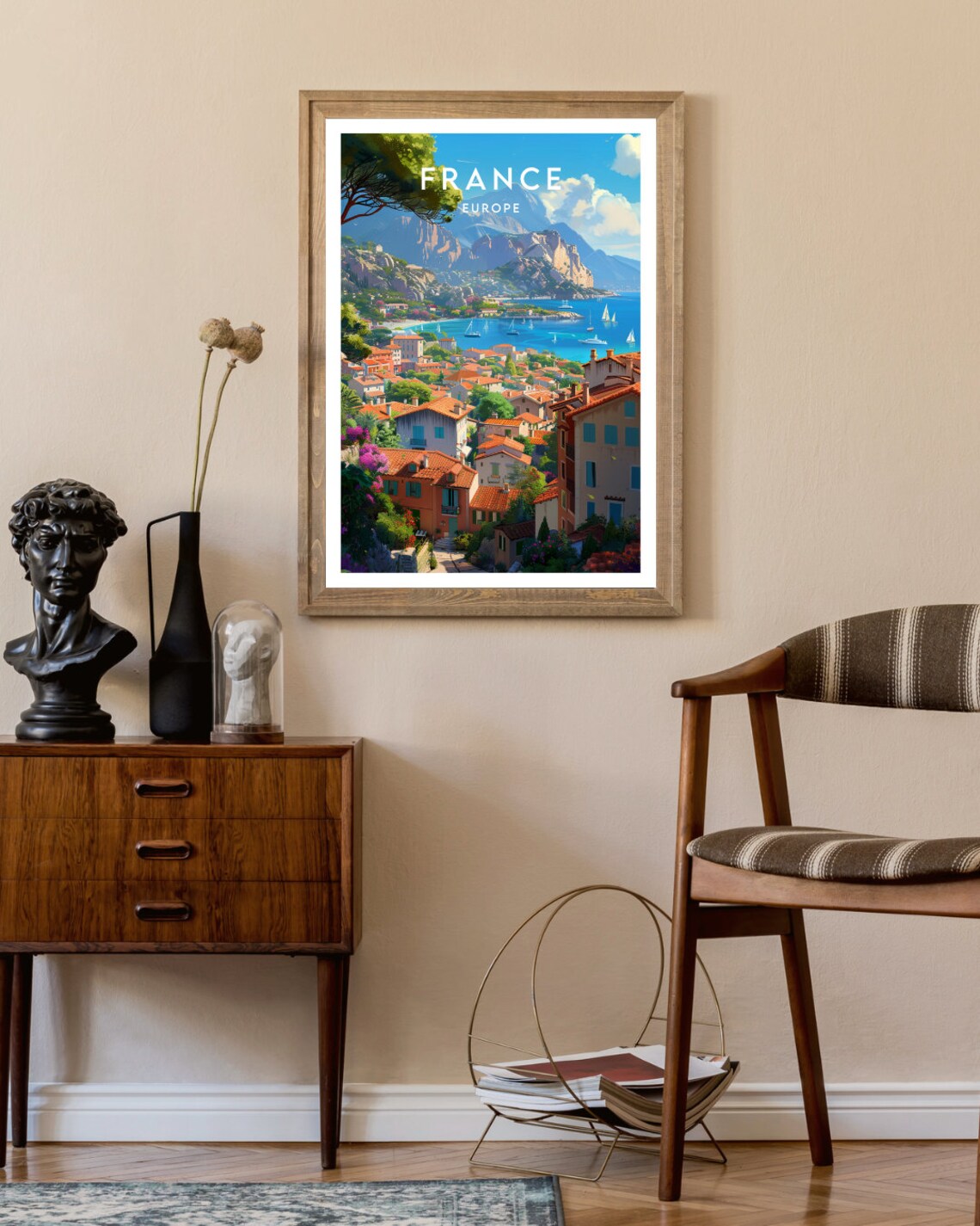 France Travel Poster, South of France Nice - Image 2