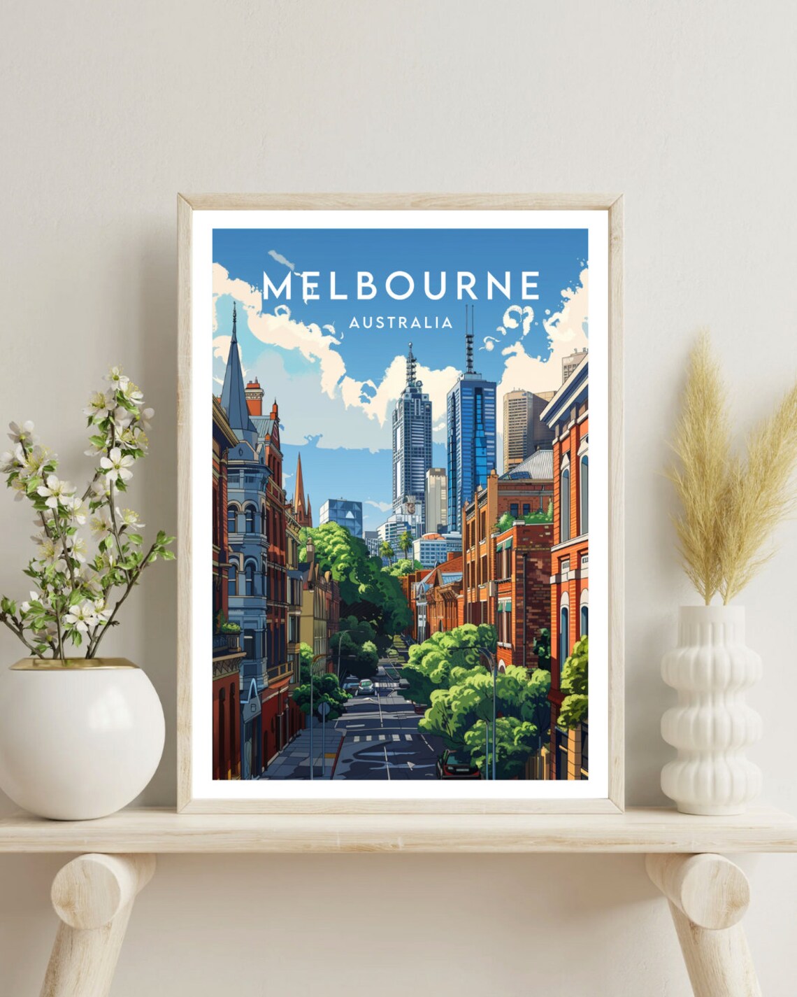 Melbourne Travel Wall Art Print - Image 4