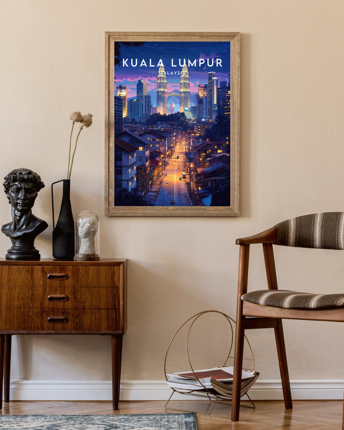 Kuala Lumpur Travel Print Malaysia Kuala Lumpur Poster Malaysia Poster Travel Wall Art Malaysia Print Poster Malaysia Asia Kl - Image 2