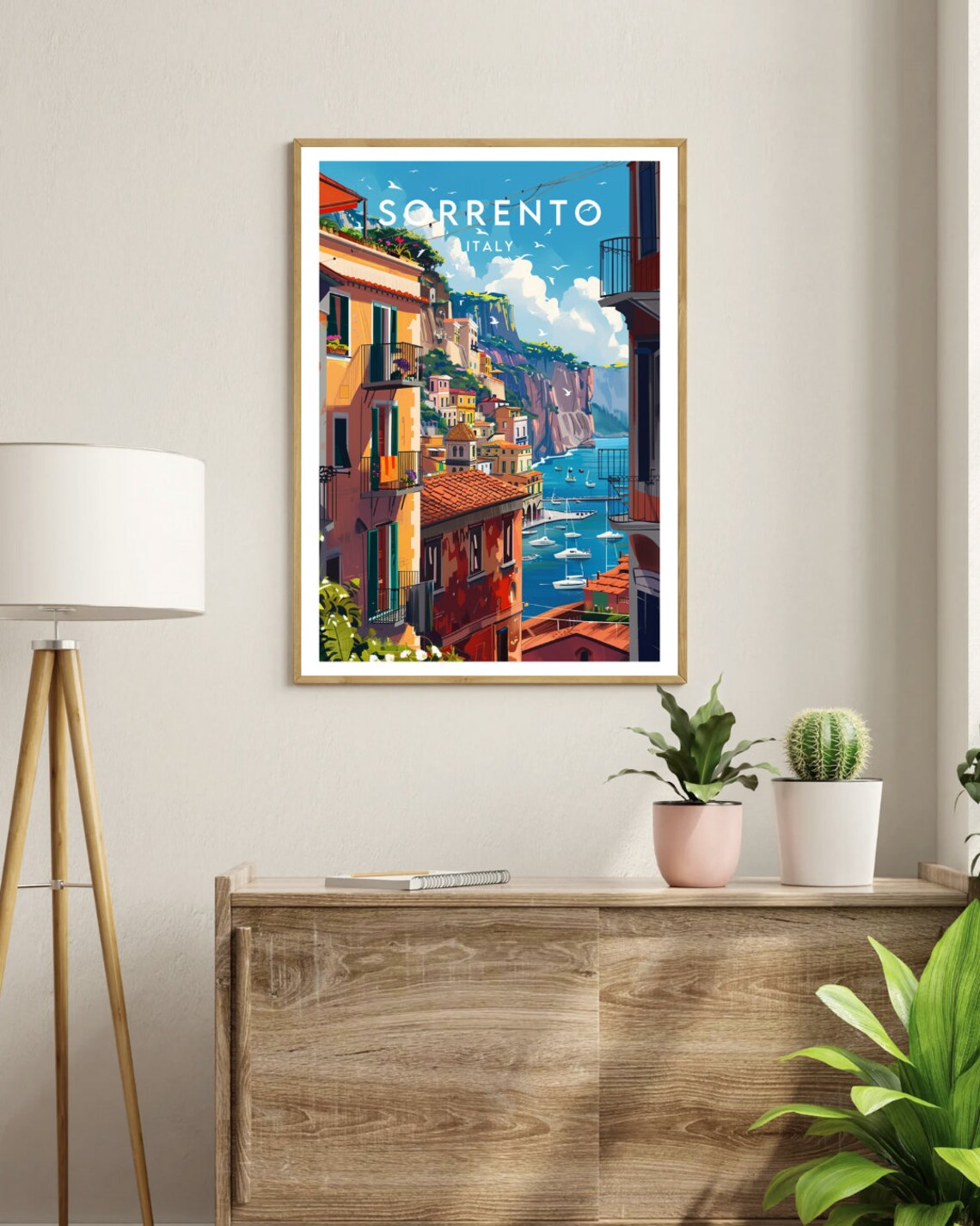 Sorrento Travel Poster, Italy European Wall Art - Image 3