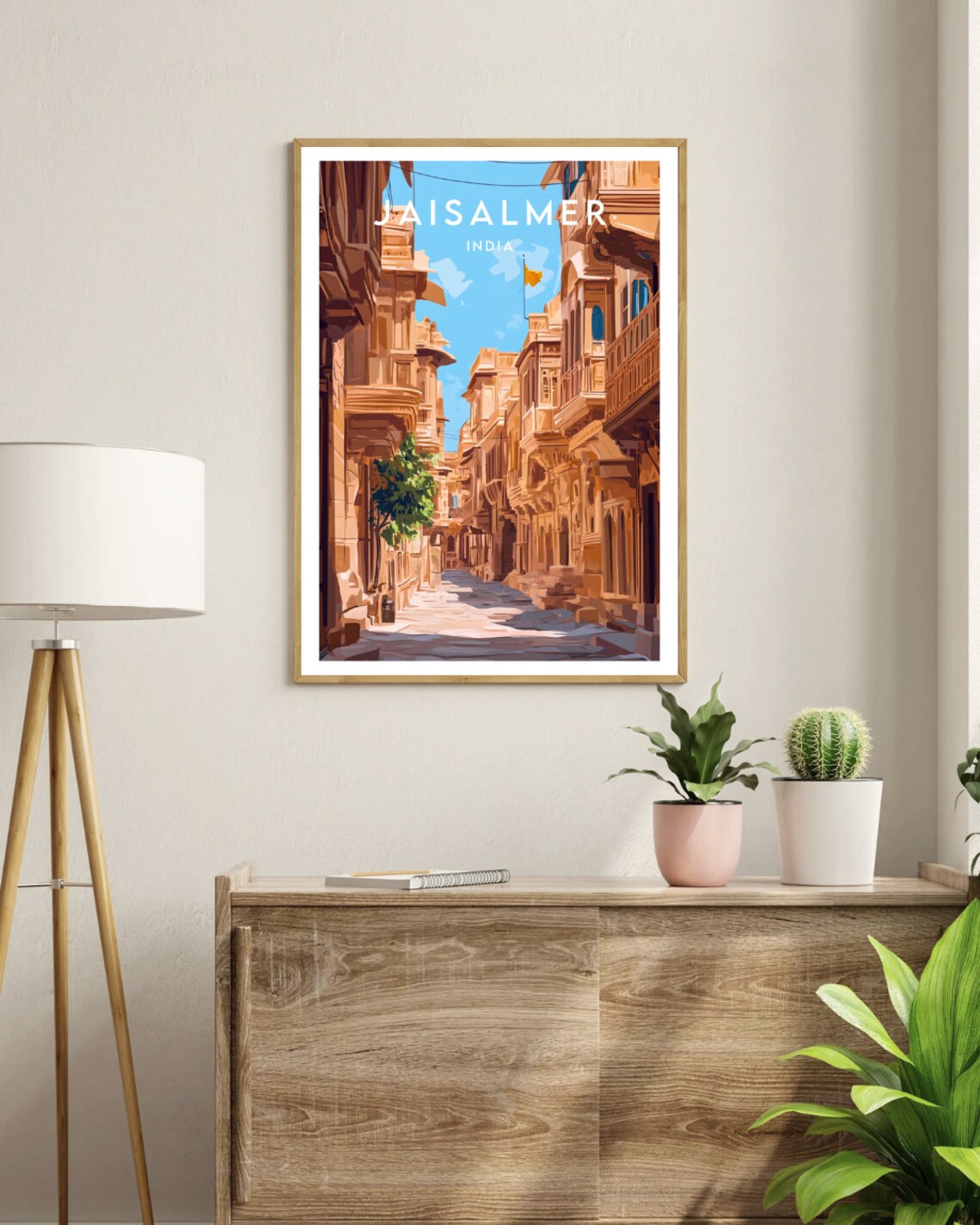 Jaisalmer India Golden Fort City Rajasthan Desert Heritage Poster - Image 3