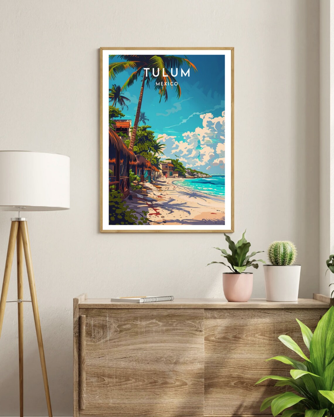 Tulum Mexico Travel Poster, North America Art Print - Image 3