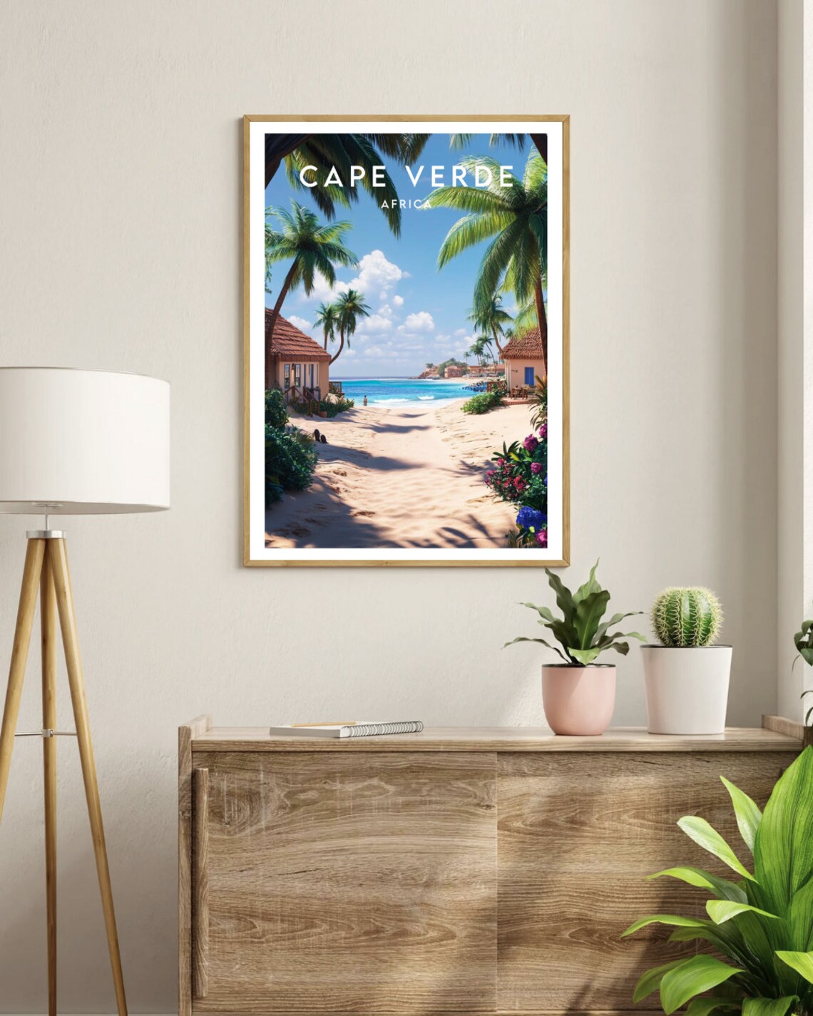 Cape Verde Travel Poster, Africa Wall Art - Image 3