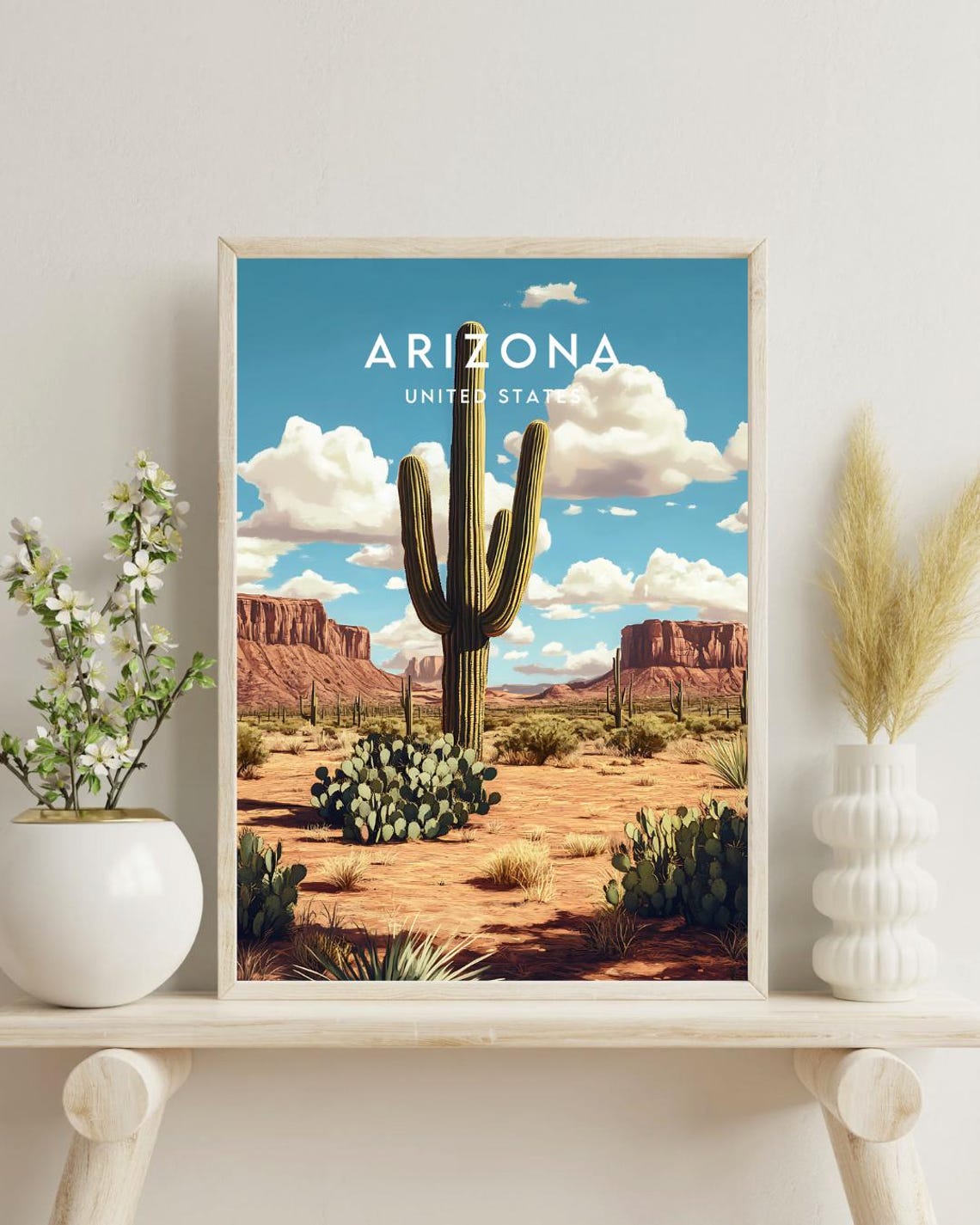 Arizona Travel Print United States Arizona Poster America Poster Travel Wall Art America Print America Arizona Wall Art Usa Poster - Image 4