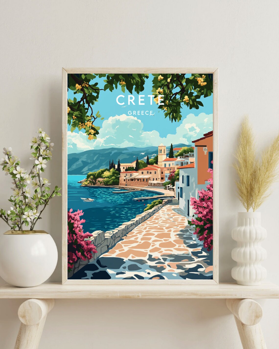 Crete Travel Poster, Greece Europe Wall Art - Image 4