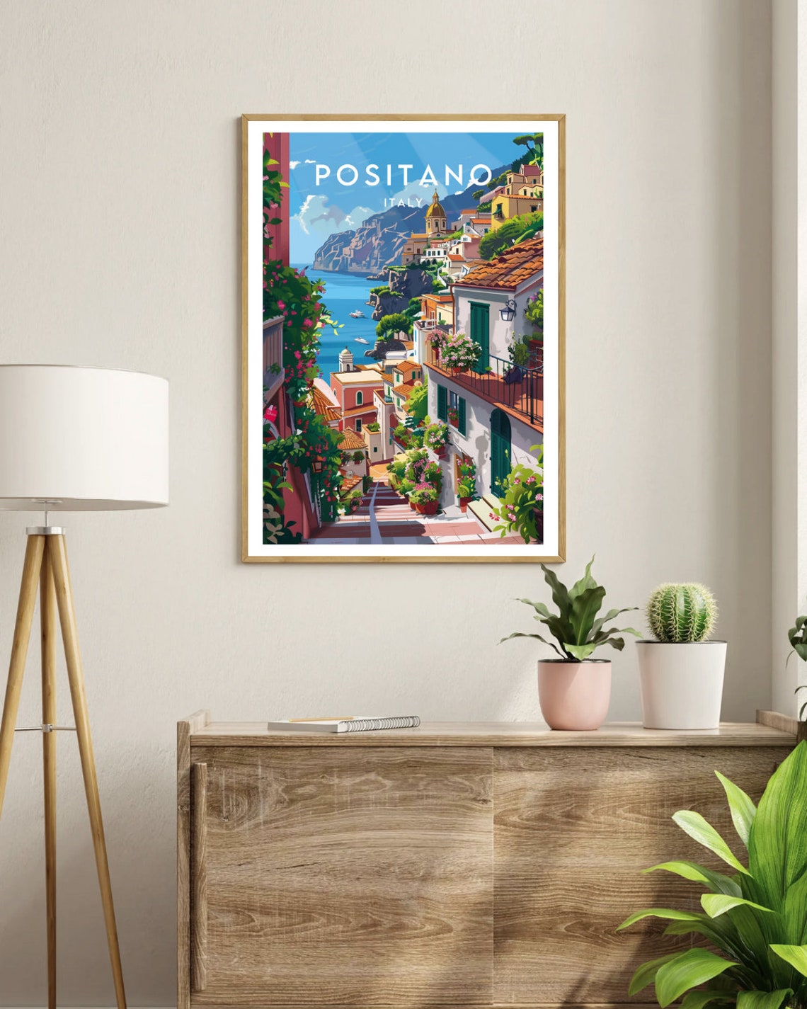 Positano Travel Print Italy Positano Poster Italy Poster Travel Wall Art Italy Print Poster Italy Europe Positano Print Italian - Image 3