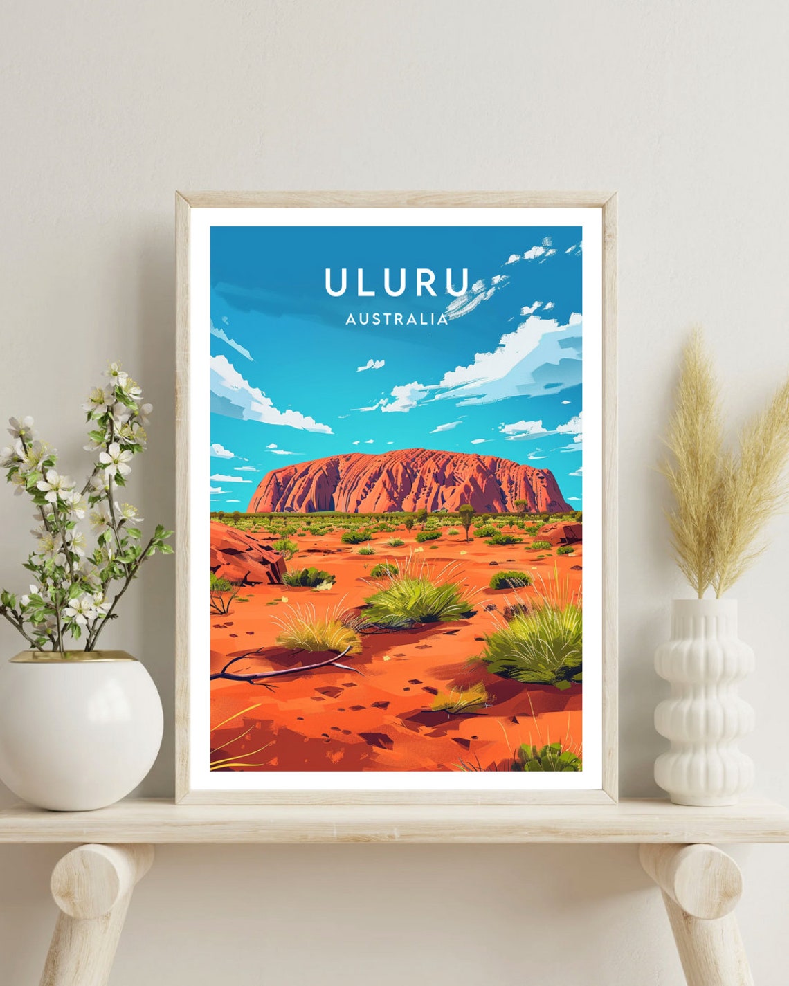 Uluru Australia Red Rock Monolith Desert Outback Travel Poster - Image 4