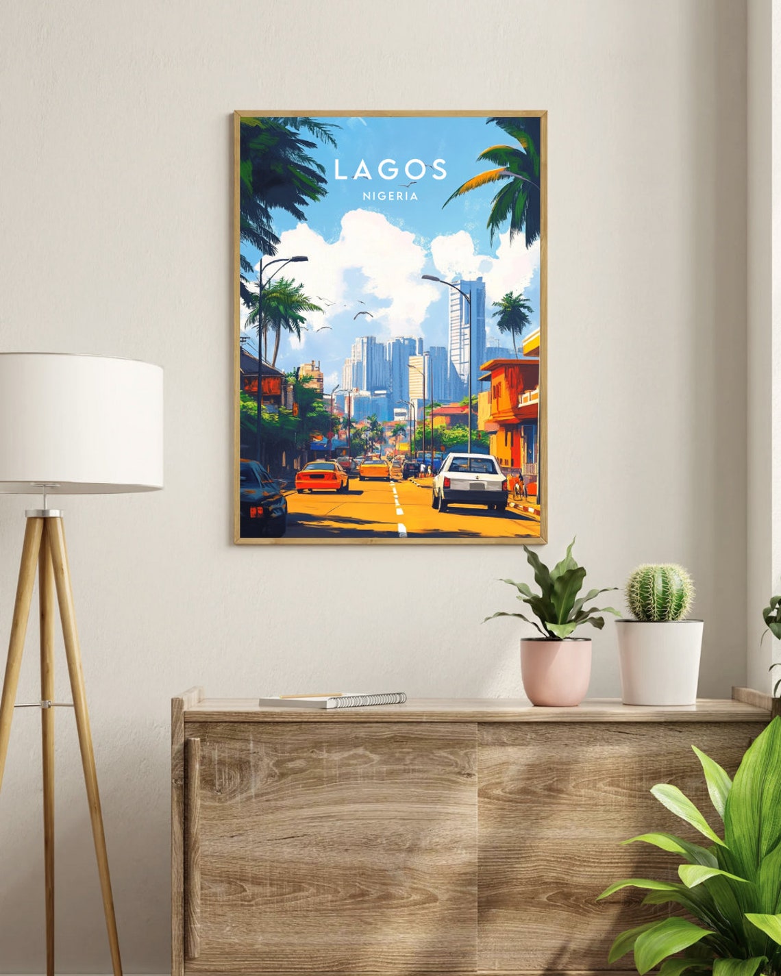Lagos Travel Print Nigeria Lagos Poster Nigeria Poster Travel Wall Art Nigeria Print Lagos Wall Art Nigeria Africa Lagos Nigeria - Image 3