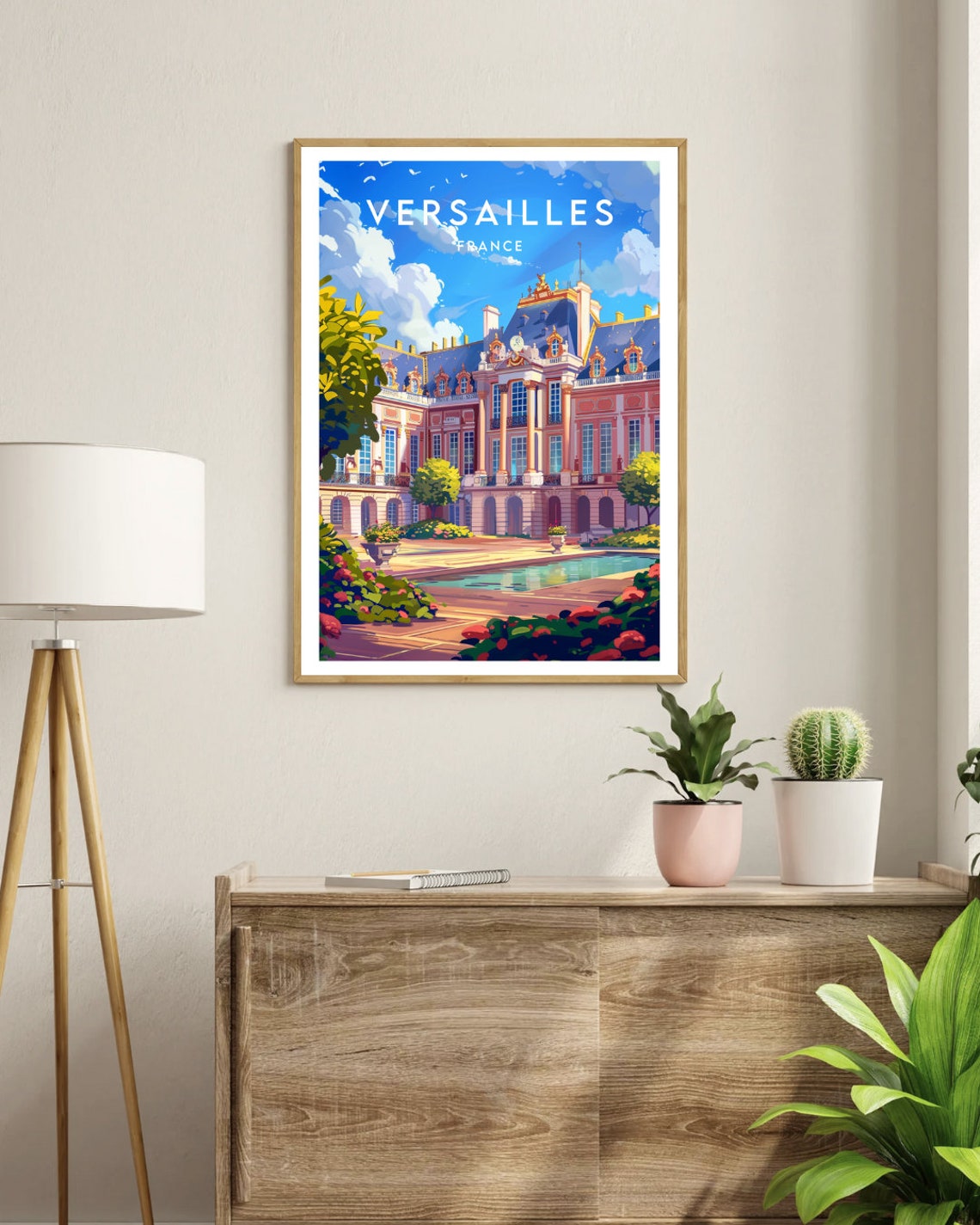 Versailles Travel Print France Versailles Poster France Poster Travel Wall Art France Print Poster France Europe Versailles Print - Image 3