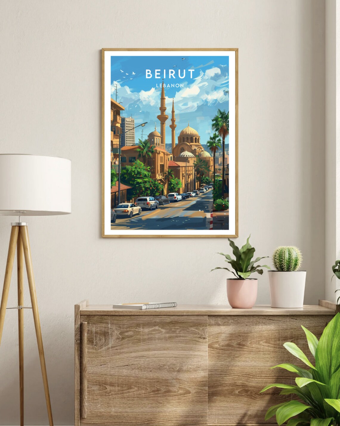 Beirut Travel Poster, Lebanon Travel Art Print - Image 3