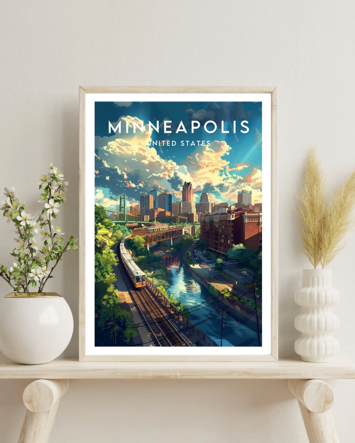 Minneapolis Travel Poster, United States City Print - Image 4