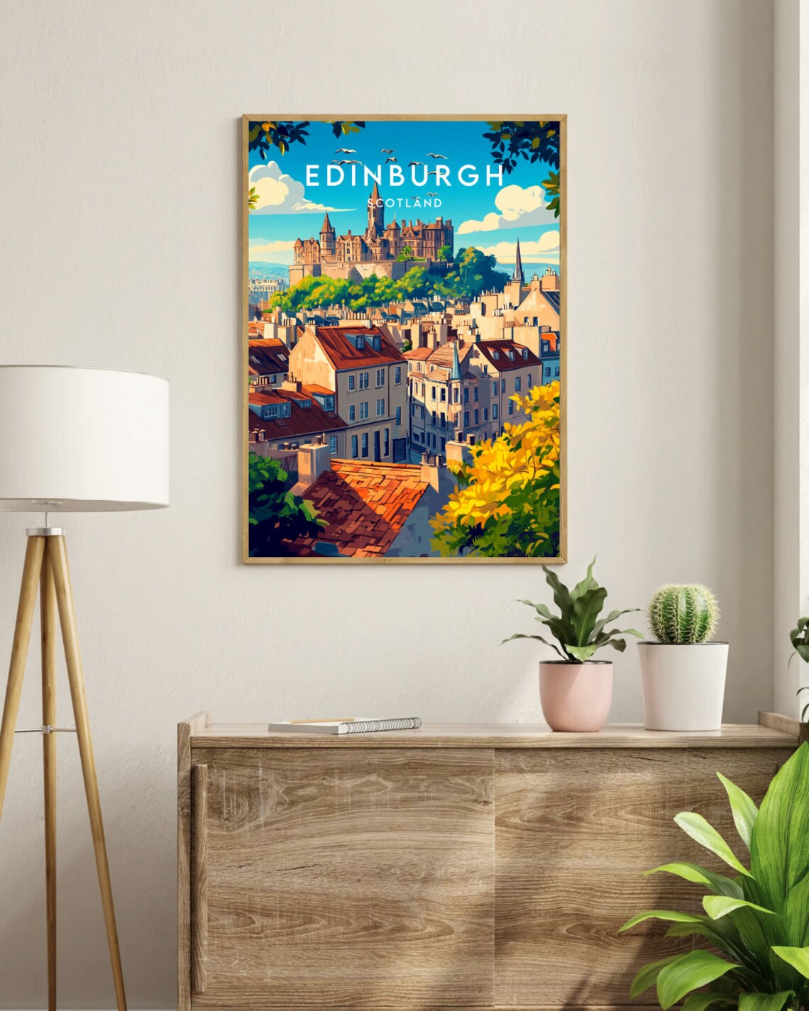 Edinburgh Travel Poster, Scotland Travel Wall Art - Image 3