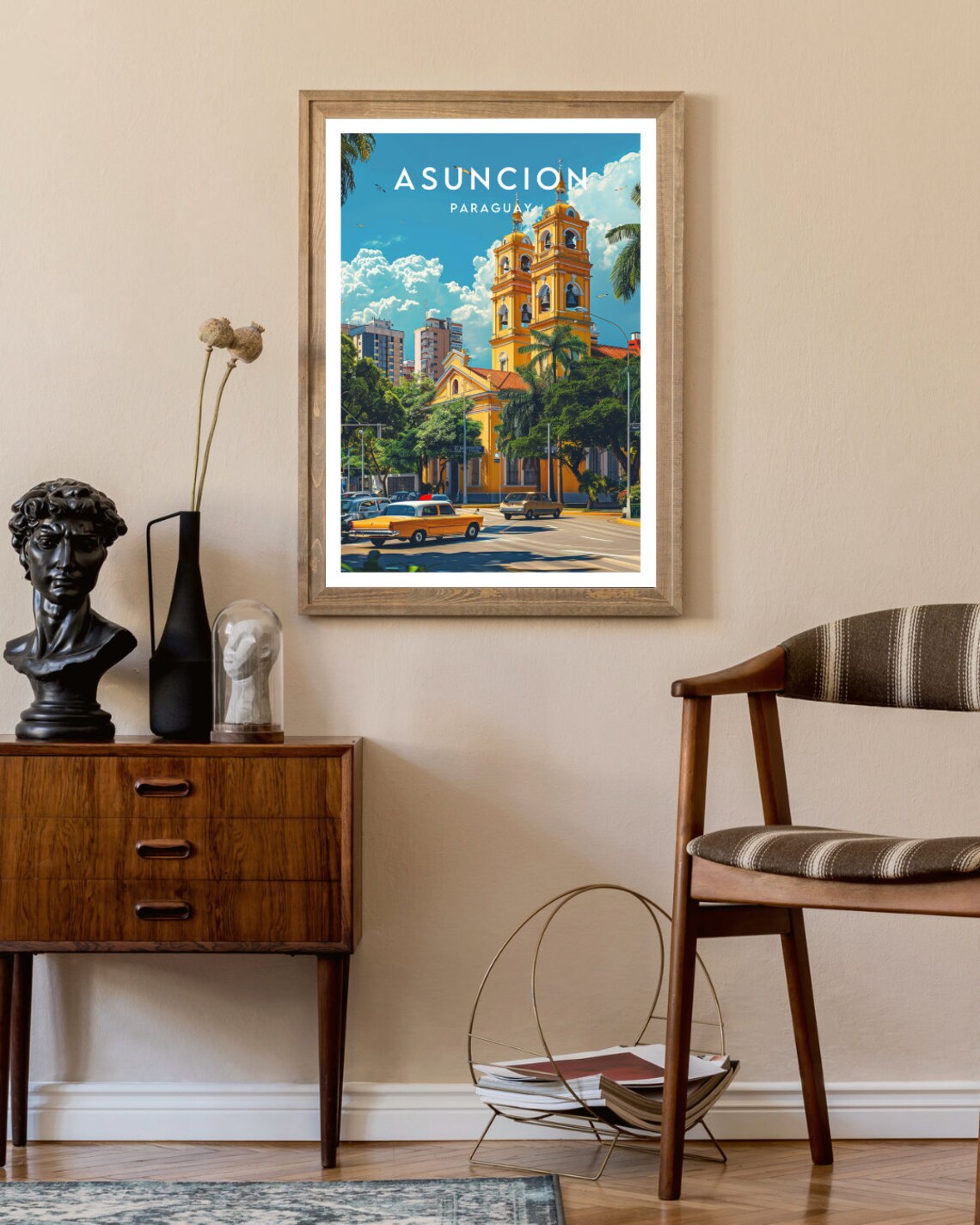 Asuncion Travel Poster, Paraguay South America - Image 2