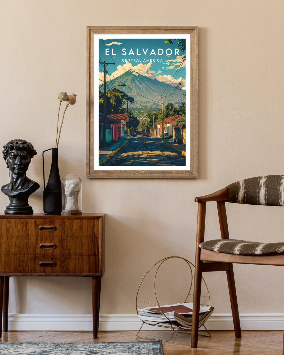 El Salvador Travel Poster, Central America Wall Art - Image 2