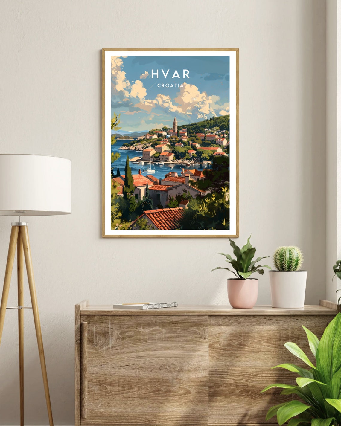 Hvar Travel Print Croatia Hvar Poster Croatia Poster Travel Wall Art Croatia Print Croatia Hvar Europe Croatian Hvar Print - Image 3