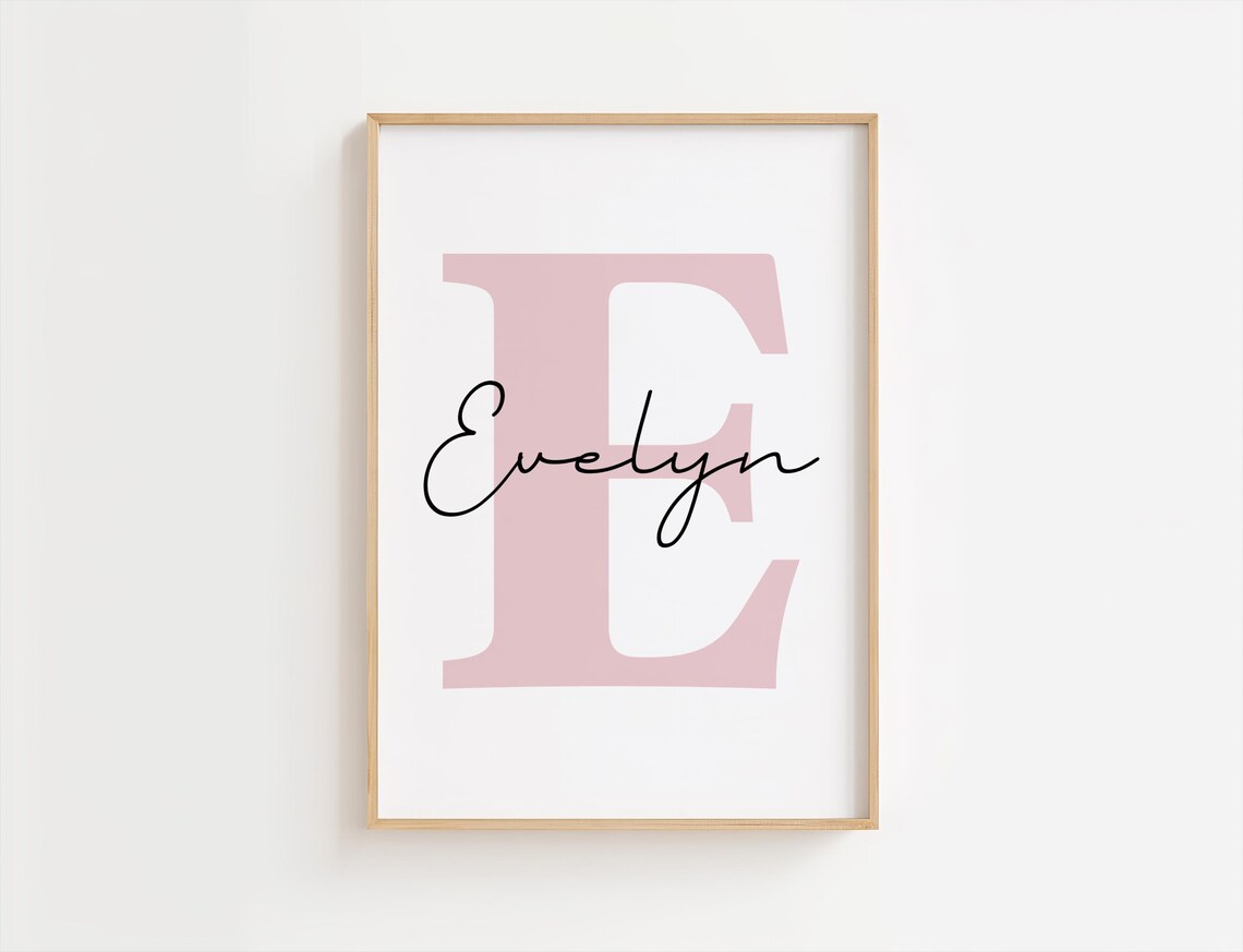 Girls Positive Affirmation, Personalised Name Art Print - Image 3