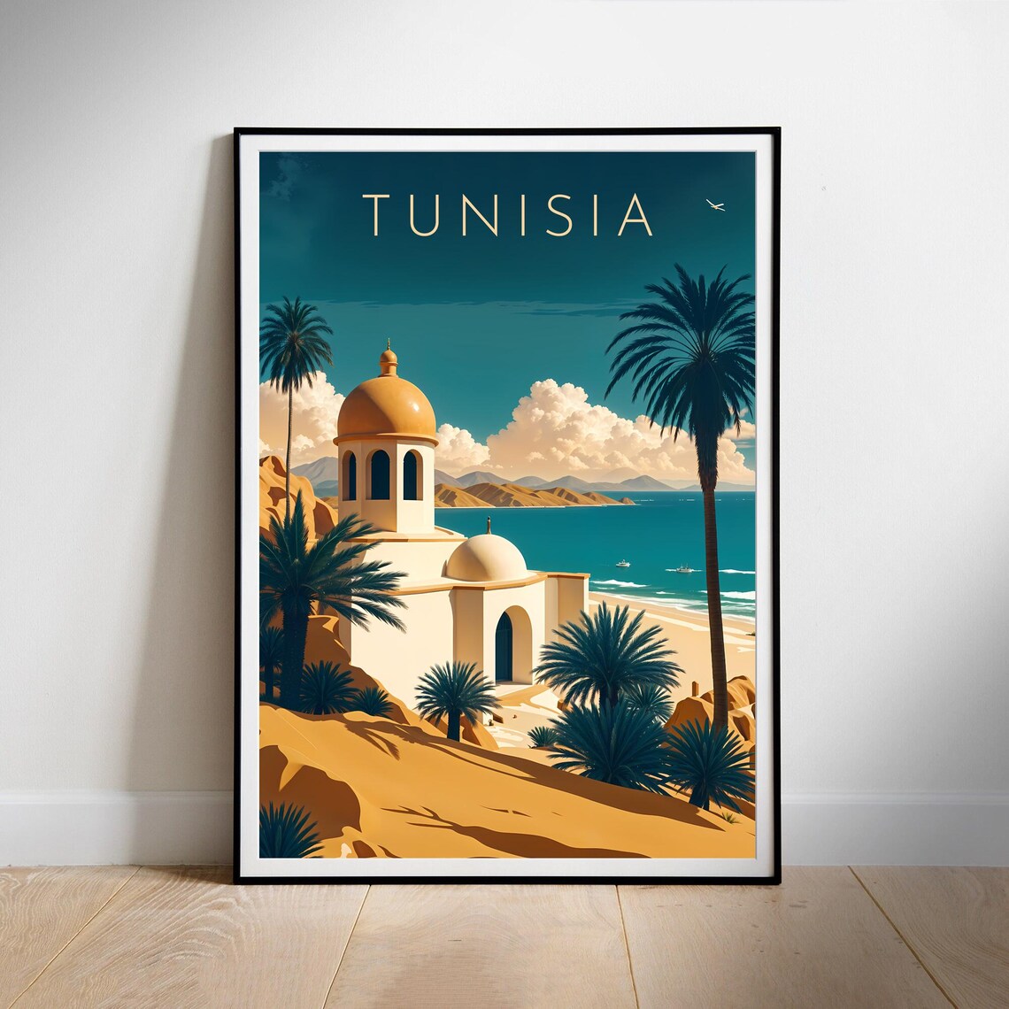 Tunisia Travel Poster, Travel Poster Wall Art