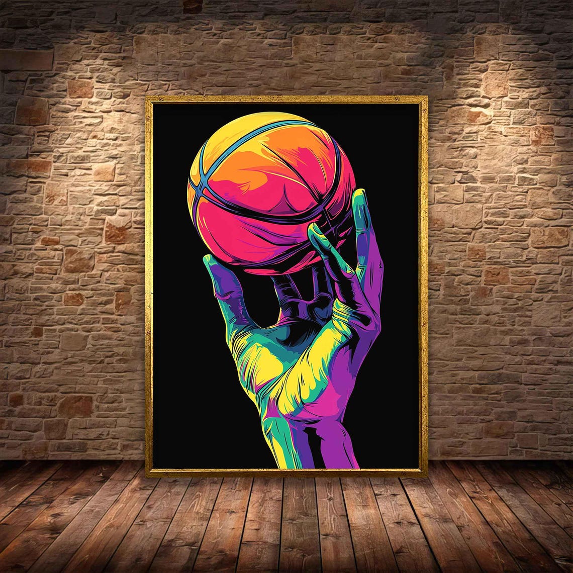 Basketball Poster Basketball Prints Basketball Gifts Basketball Poster Basketball Fan Gift - Image 4
