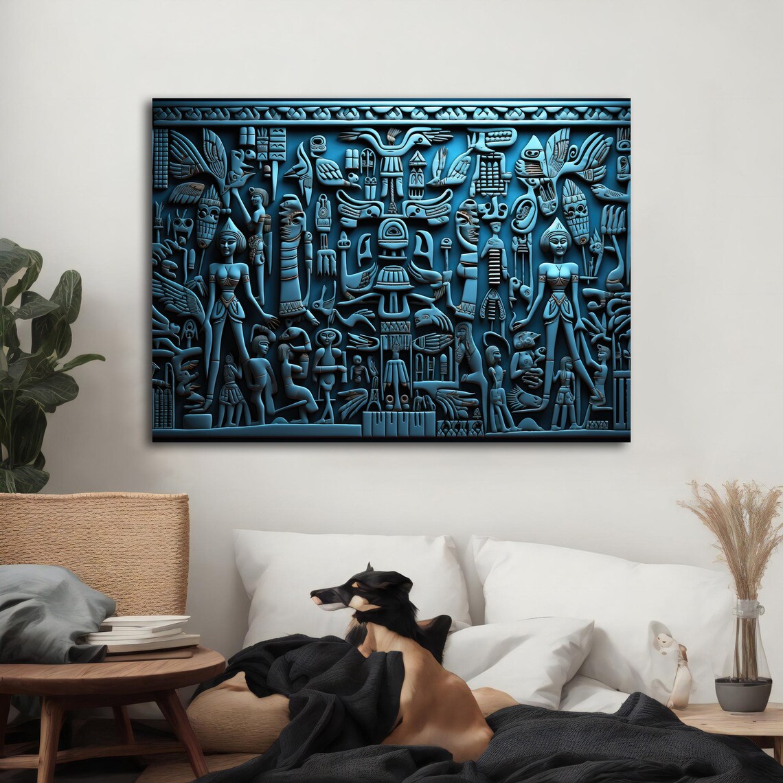 Hieroglyph Painting Historical Art Print - Image 2