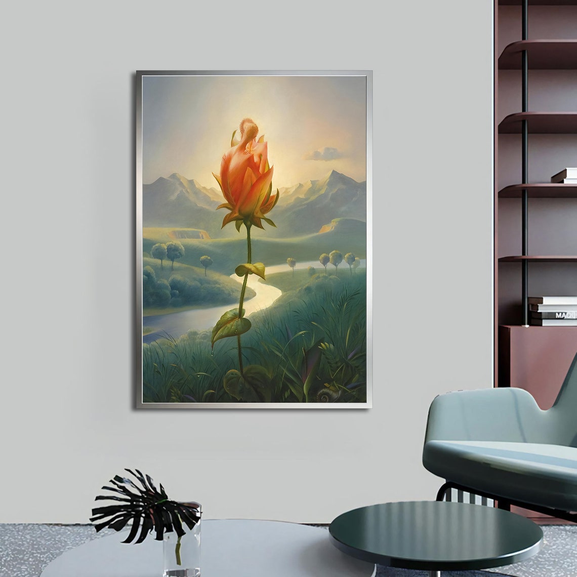 Secret Scented Flower Wall Decor Vladimir Kush Art Vladimir Kush Reproduction Painting Vladimir Kush Painting Vladimir Kush Art - Image 5