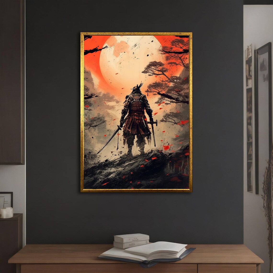 Samurai Painting, Japanese Art Print - Image 2