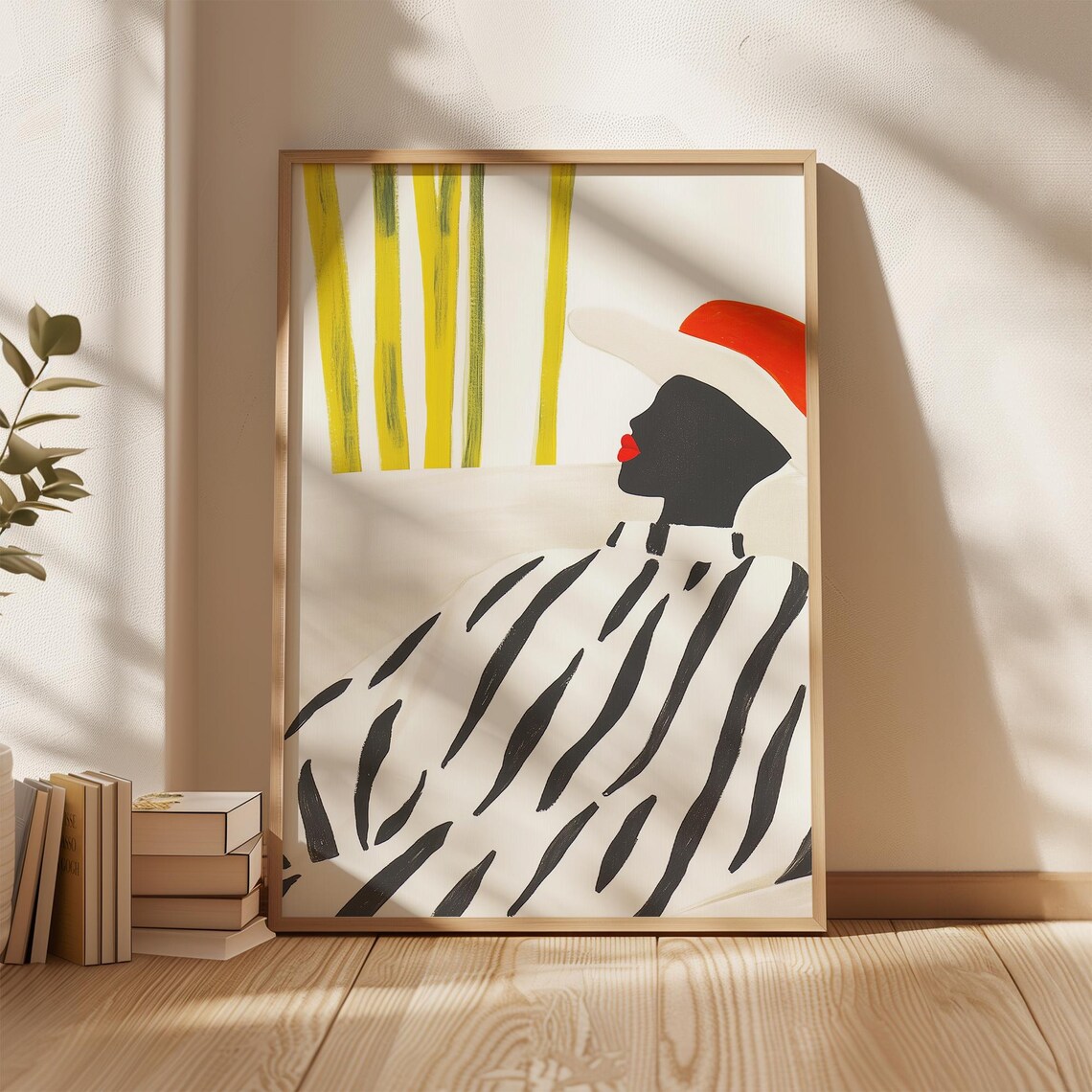 Minimalist Portrait Of A Stylish Man, Fashion Art Print - Image 3