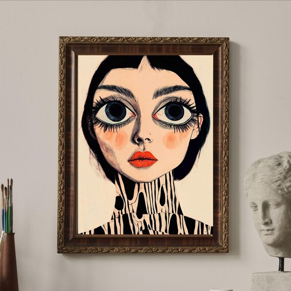 Nearsighted No1 Unique Fine Art Paper Print