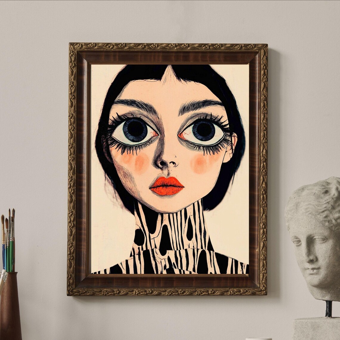 Nearsighted No1 Unique Fine Art Paper Print