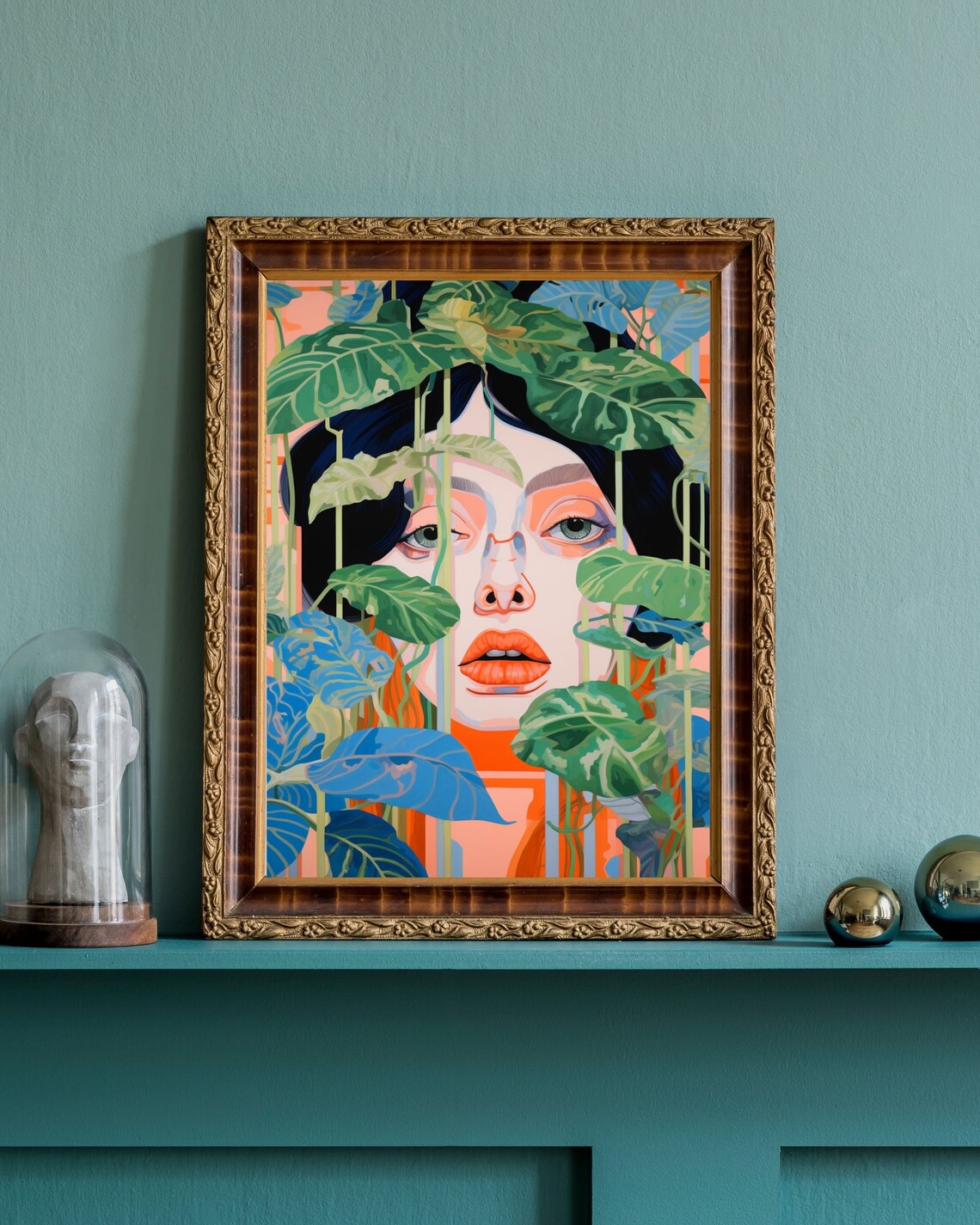 Botanical Thoughts No7 Unique Canvas Art Print