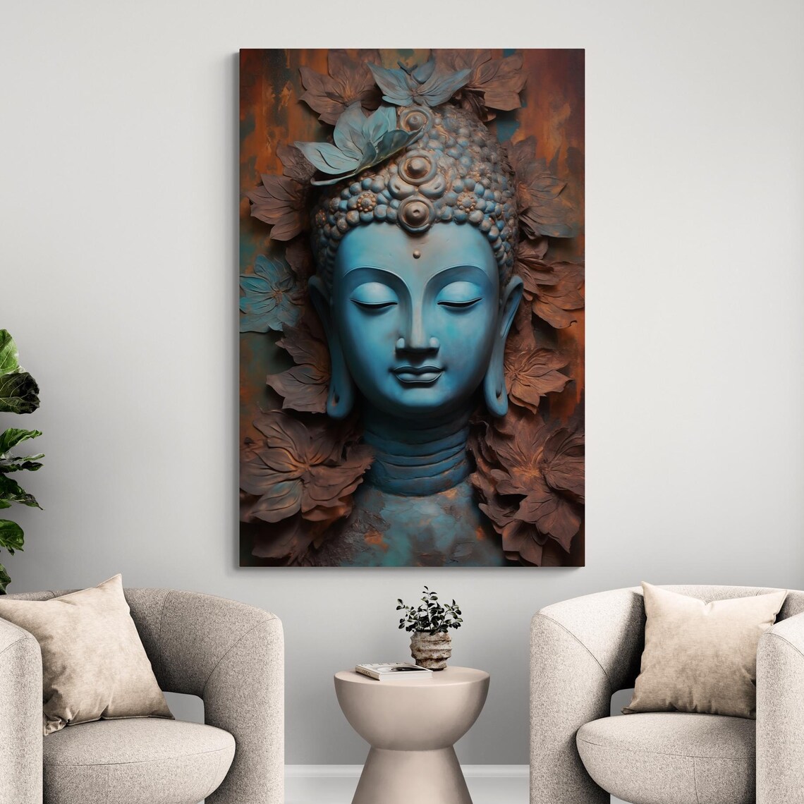 Buddha Meditation Decor For Serenity, Spiritual Accent - Image 5