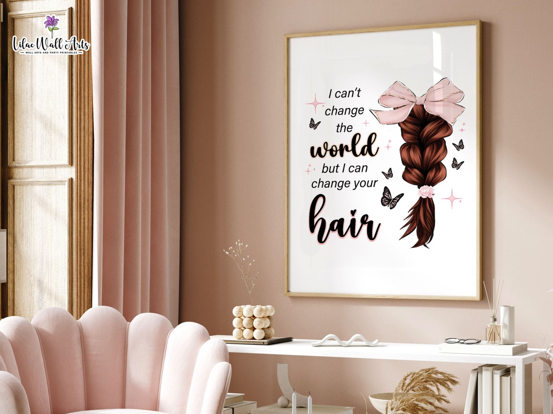 Hair Stylist Gift Hairdresser Gift Hair Quotes Hair Salon Wall Art Hair Salon Signs Hair Salon Dcor Hair Salon Art Hair Business - Image 5