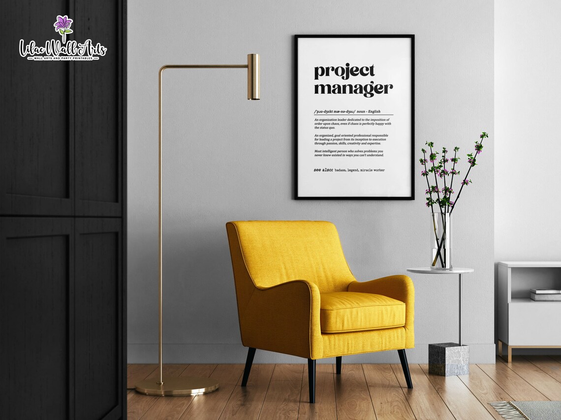 Project Manager Definition Office Art Print - Image 3