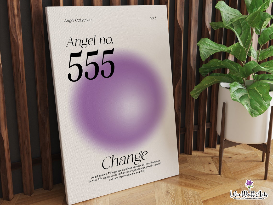555 Angel Number Poster 111 222 333 444 555 Manifestation 000 Angel Number 555 Poster 555 Method 555 Print 555 Soul 555 Sign 555 Change - Image 5