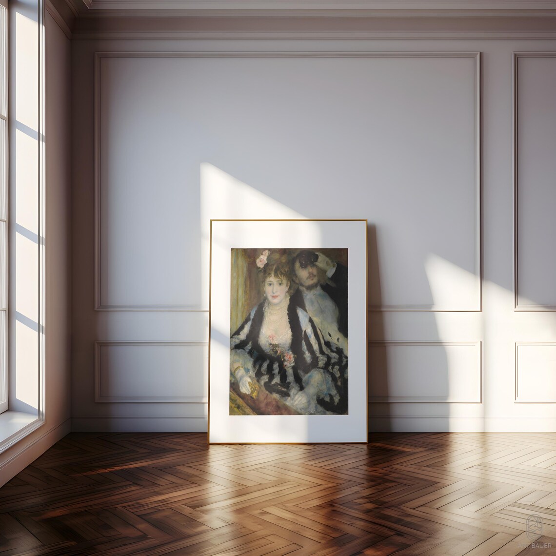 Auguste Renoir La Loge 1874 Opera Glasses Vintage French Impression Poster - Image 5