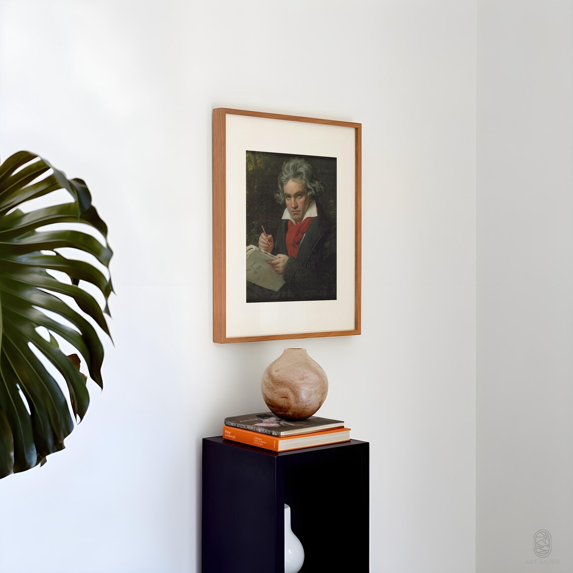Beethoven With Missa Solemnis Manuscript, Stieler Art Print - Image 4