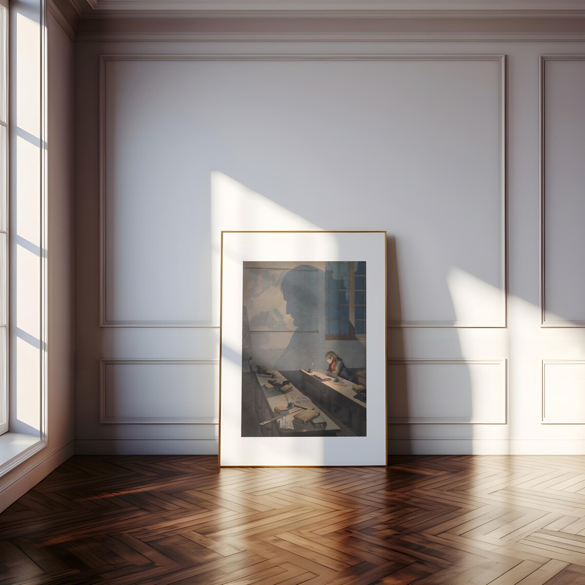 Young Napoleon Bonaparte in Brienne, French Portrait Art Print - Image 4