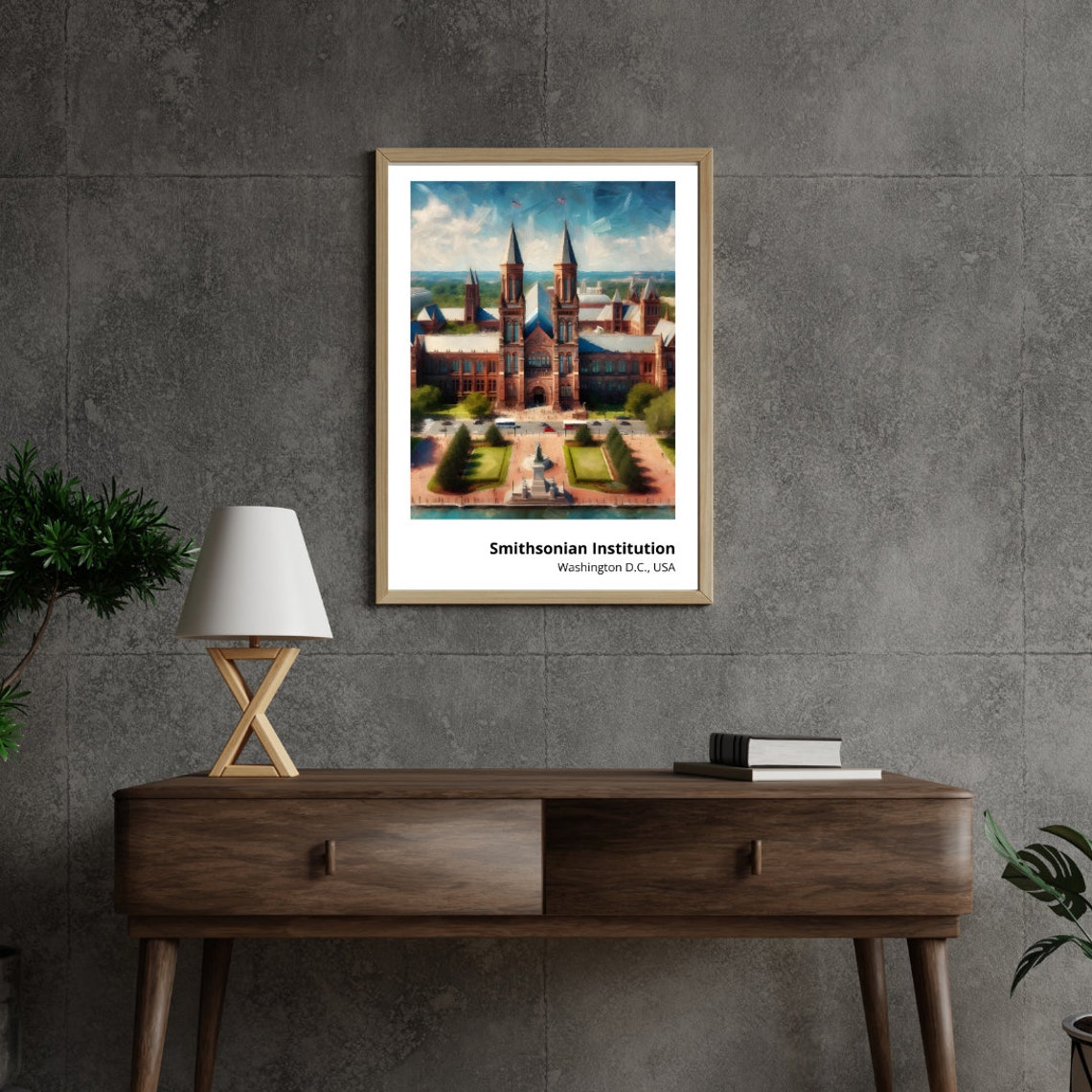 Smithsonian Institution Washington DC Castle Landmark Poster - Image 3
