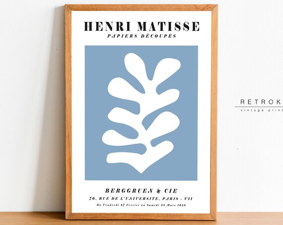 Henri Matisse Papiers Decoupes 1953 Paris Exhibition Art Poster