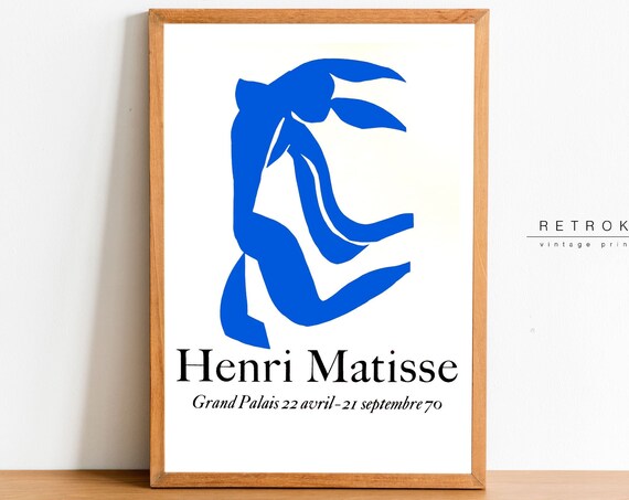 Matisse Print Exhibition Poster Wall Art Mid Century Modern Living Room Decor Vp79